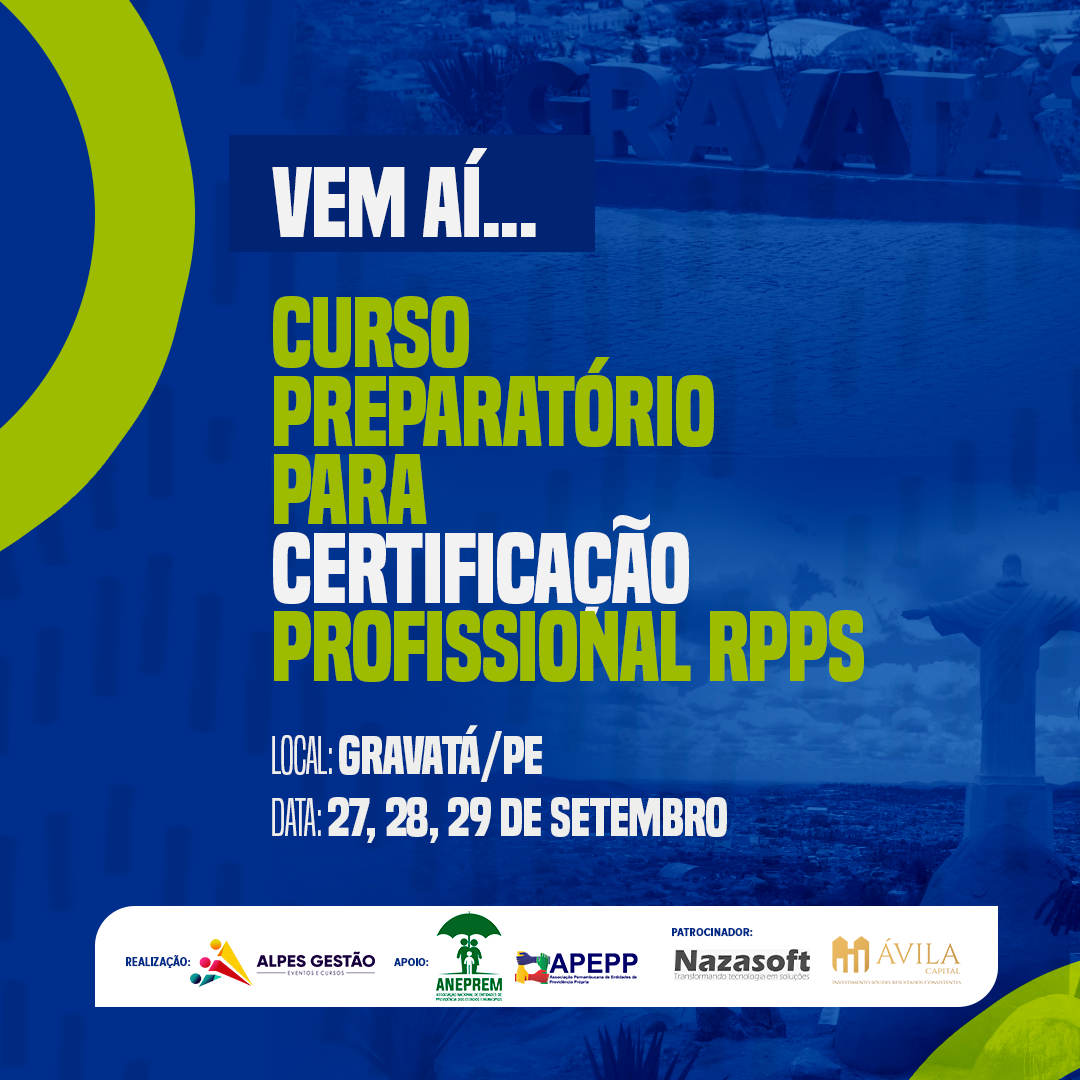 Curso Preparatório para Certificação Profissional RPPS